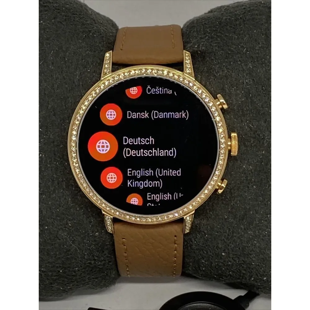 Fossil Gen 4 Authentic Digital Dial Smart Watch Custom Band FTW6011 CO254